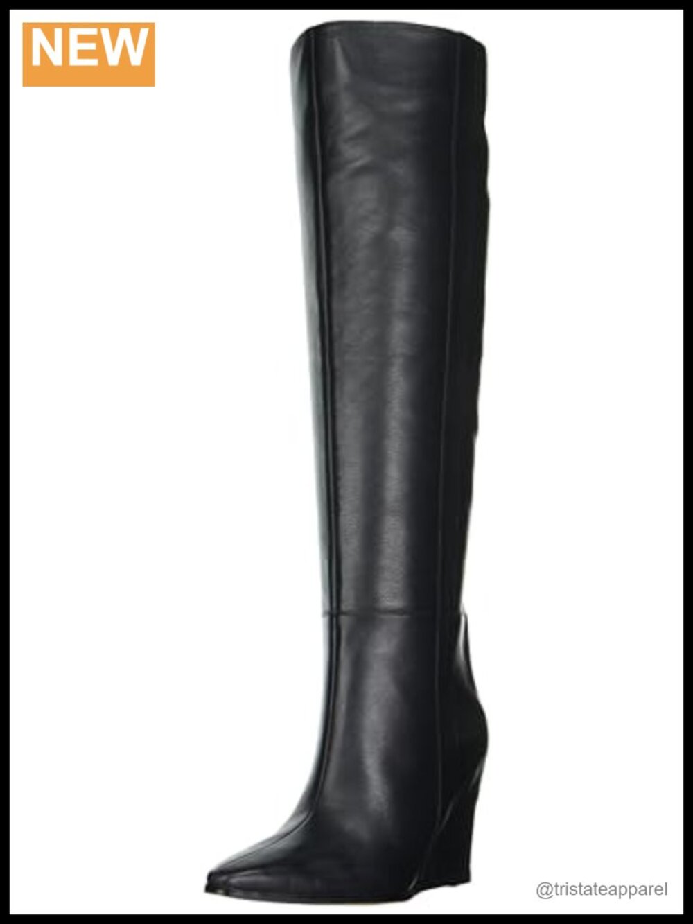 Vince Camuto Women's Knee High Boot Leather Zipper Closure
